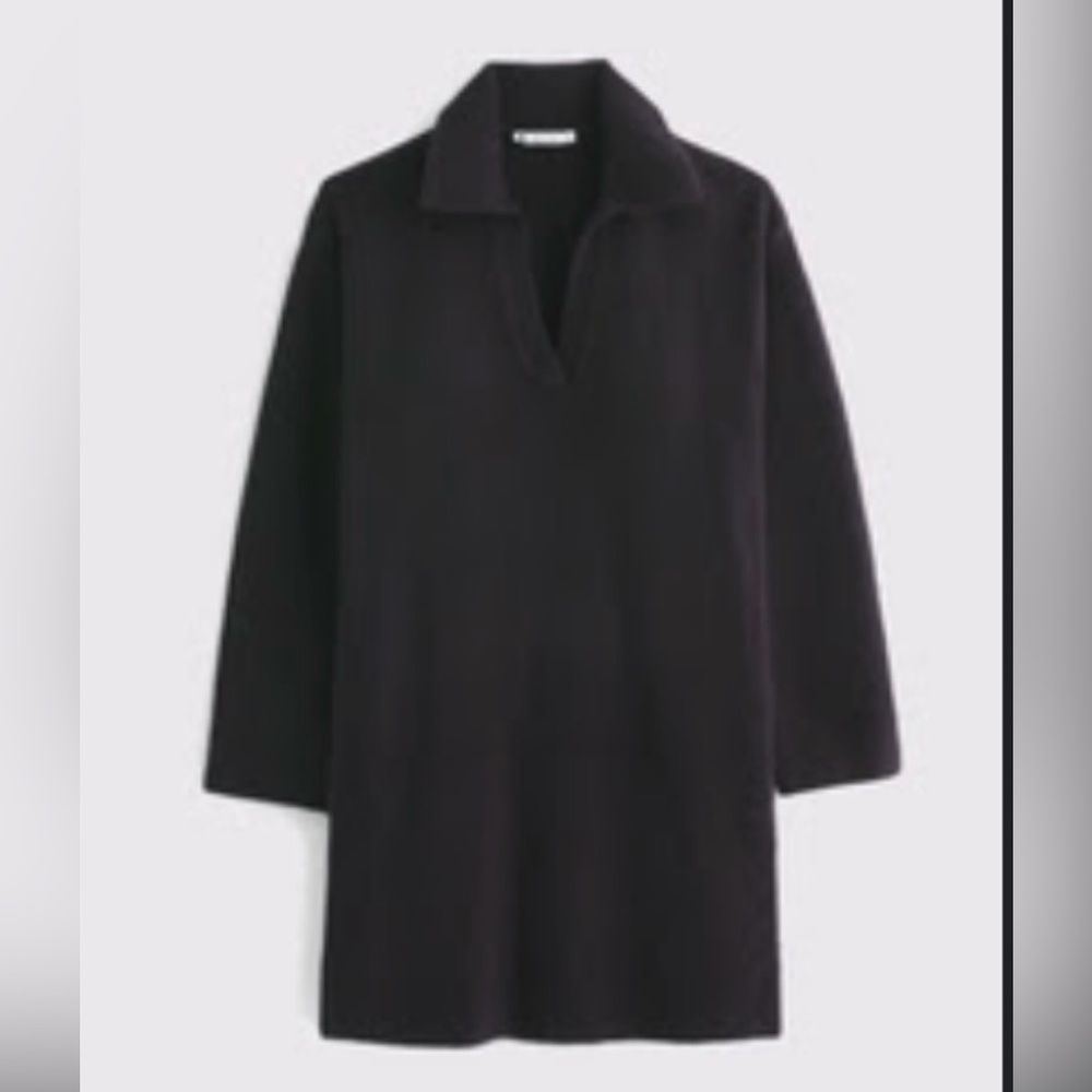 Abercrombie & Fitch woman's long sleeved collard mini sweater dress